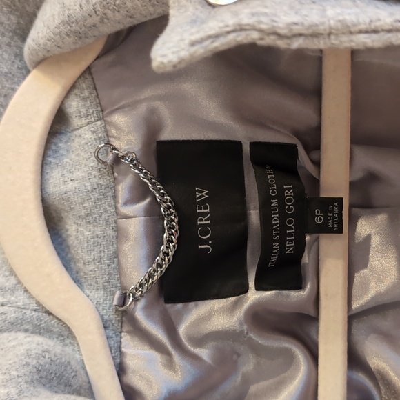 J Crew Wool Parka size 6P - Picture 3 of 5